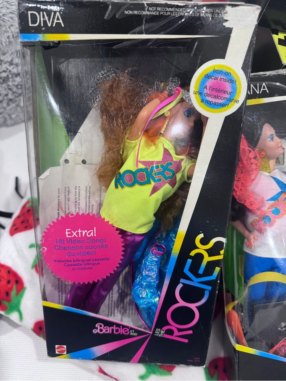 Barbie and the Rockers Diva opened with all accessories